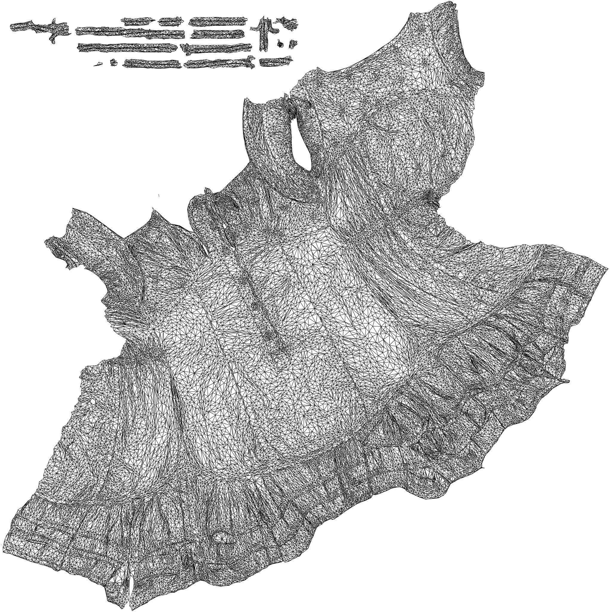 Bows And Stars Jeans Dress 3D model_8