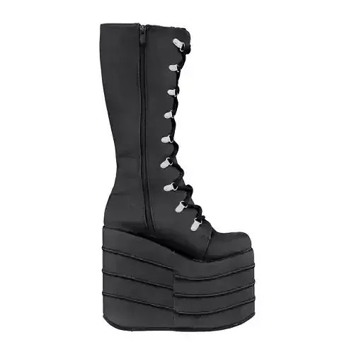 Blocky Boots 3D model