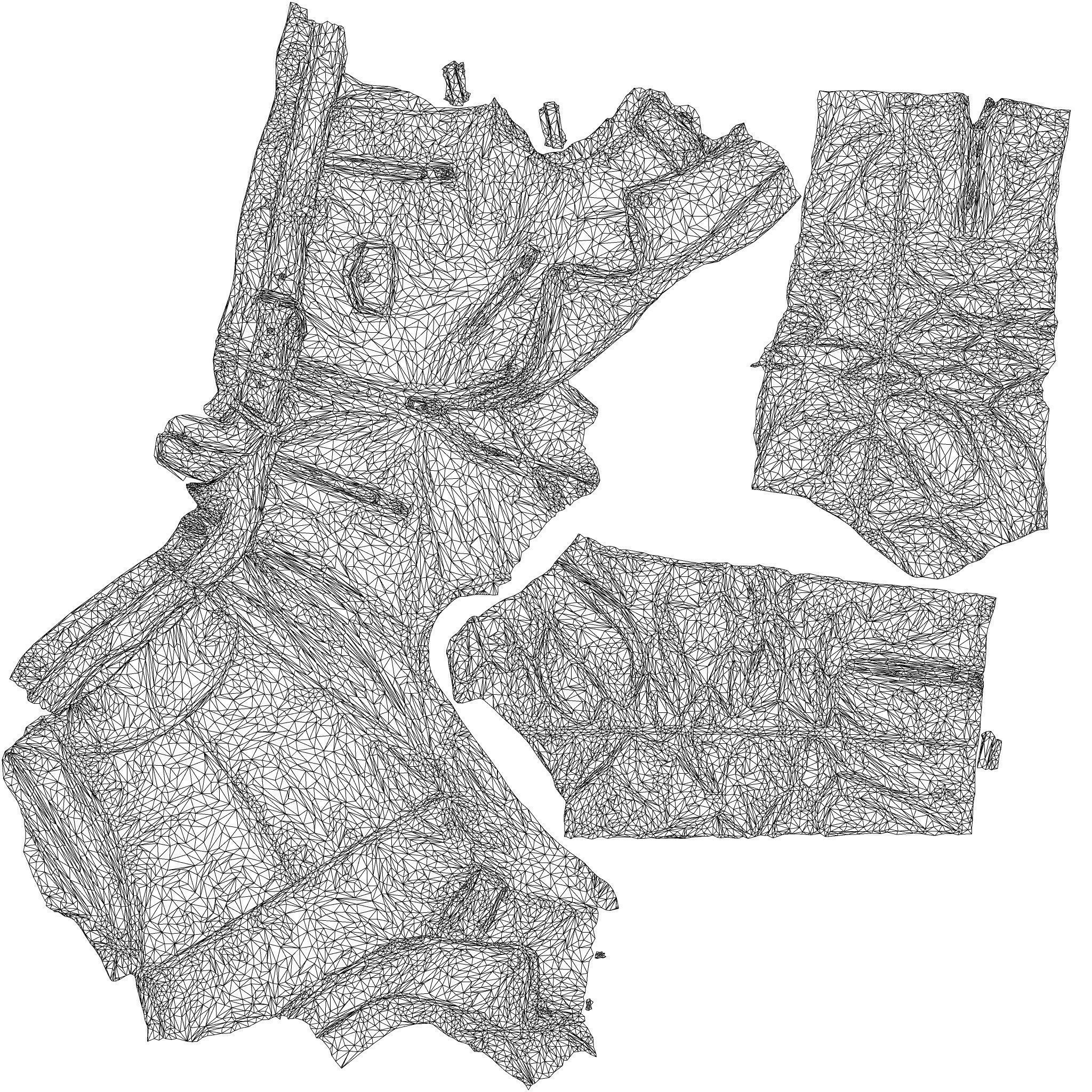 Biking Leather Jacket 3D model_8