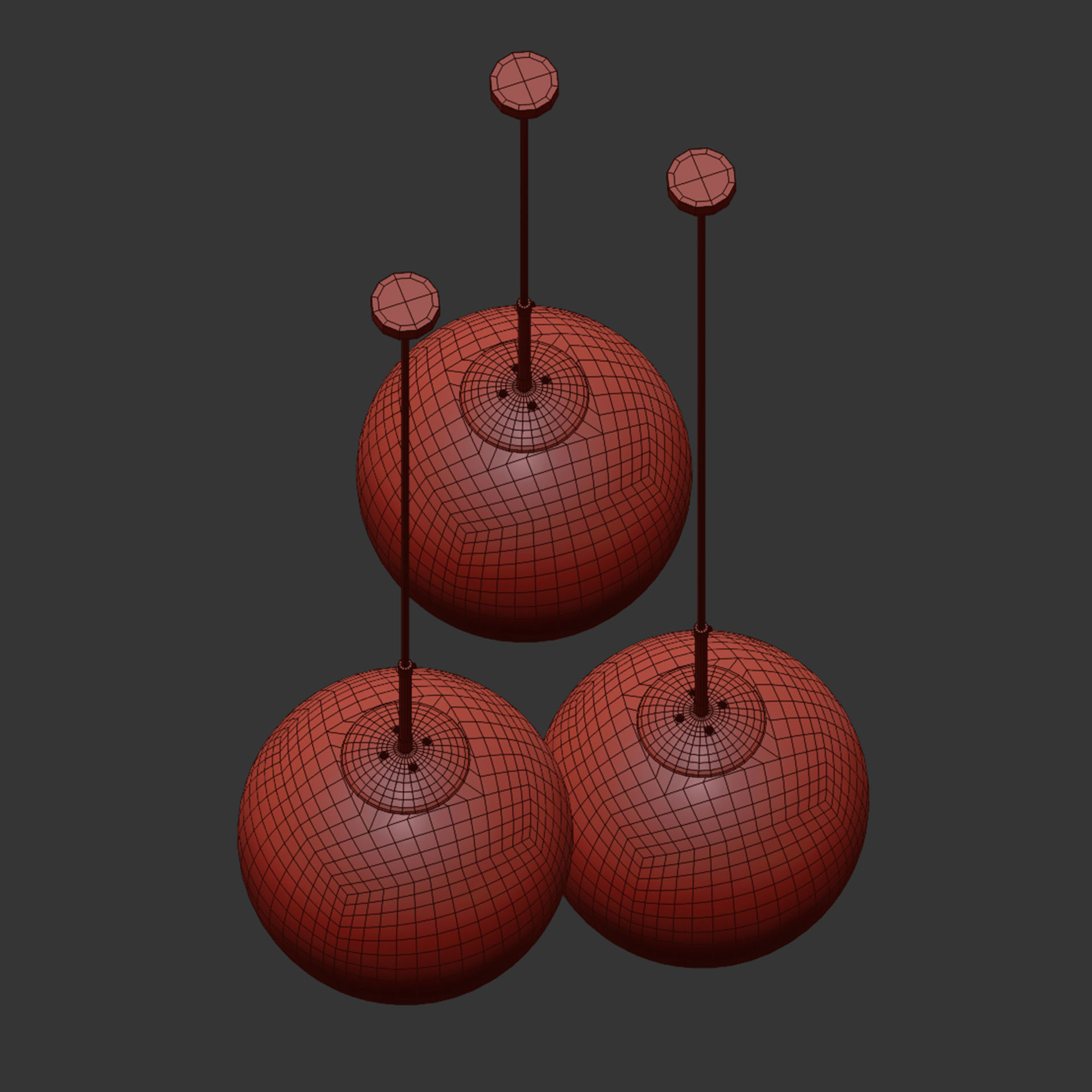 PENDANT LAMP LIBERTA 3 3D model_1