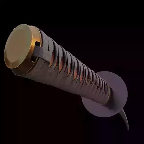 katana samurai sword Free 3D model