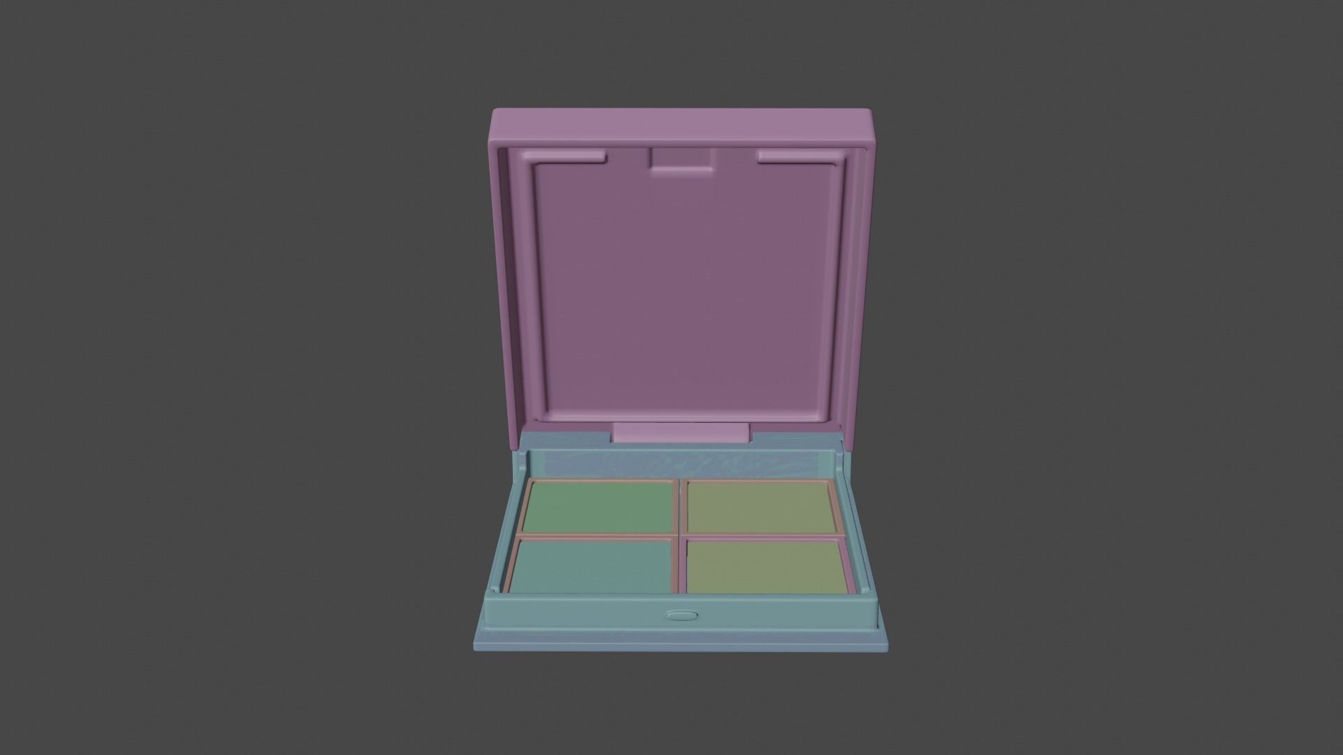 Makeup box 3D model_6