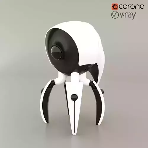 Nano robots 3D model