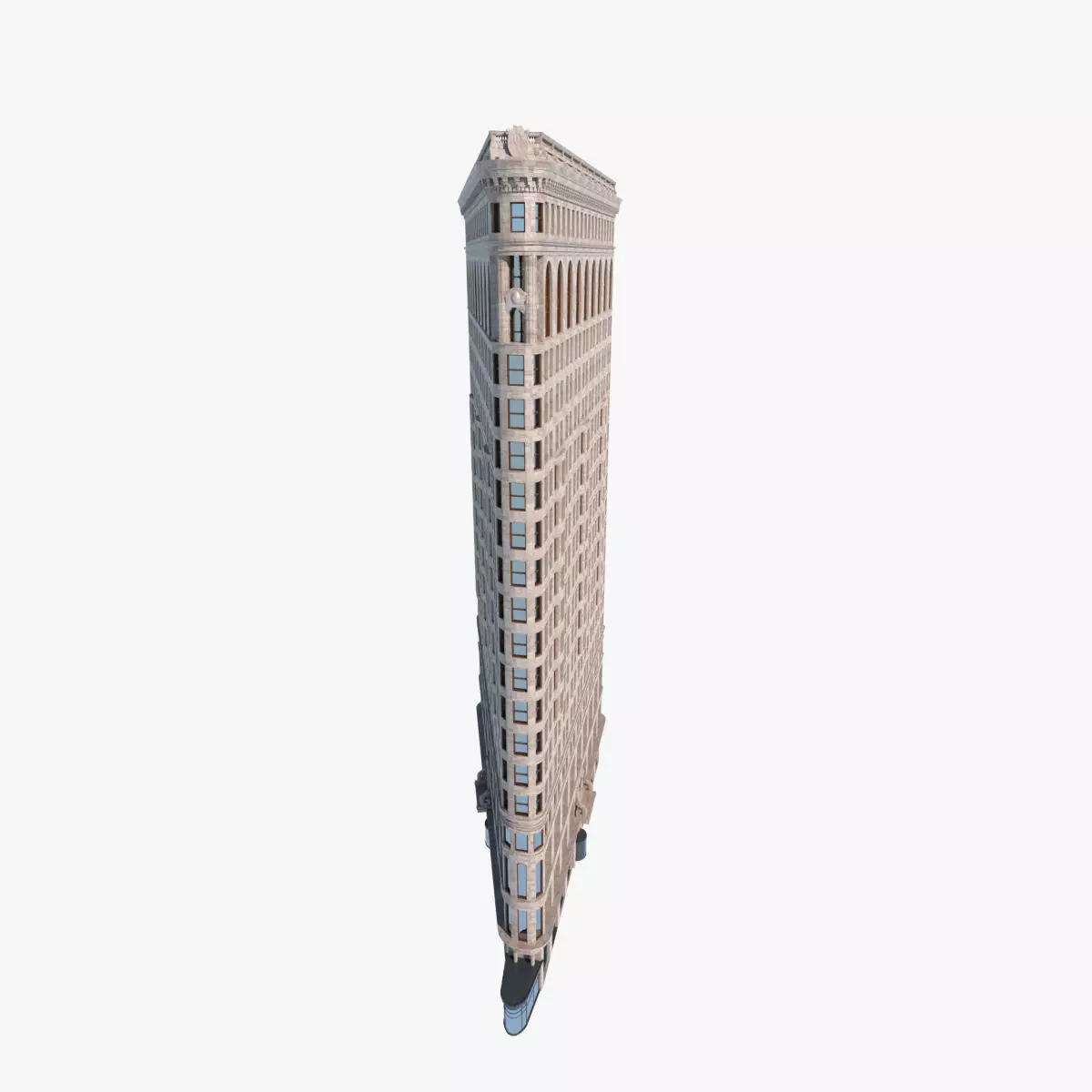 Flatiron Building Low-poly 3D model_0