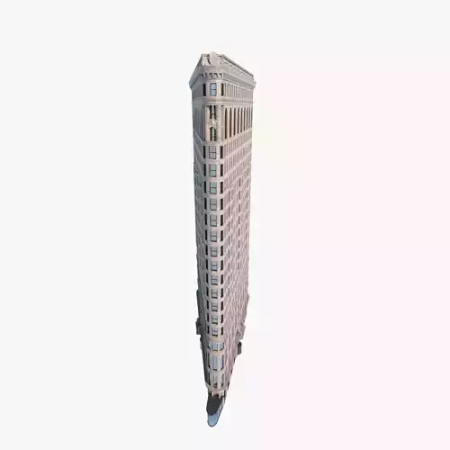Flatiron Building Low-poly 3D model