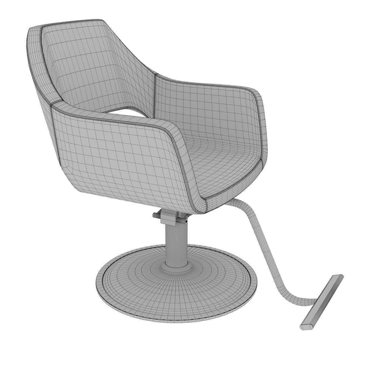Richardson Salon Styling Chair by Salon Smart 3D model_6