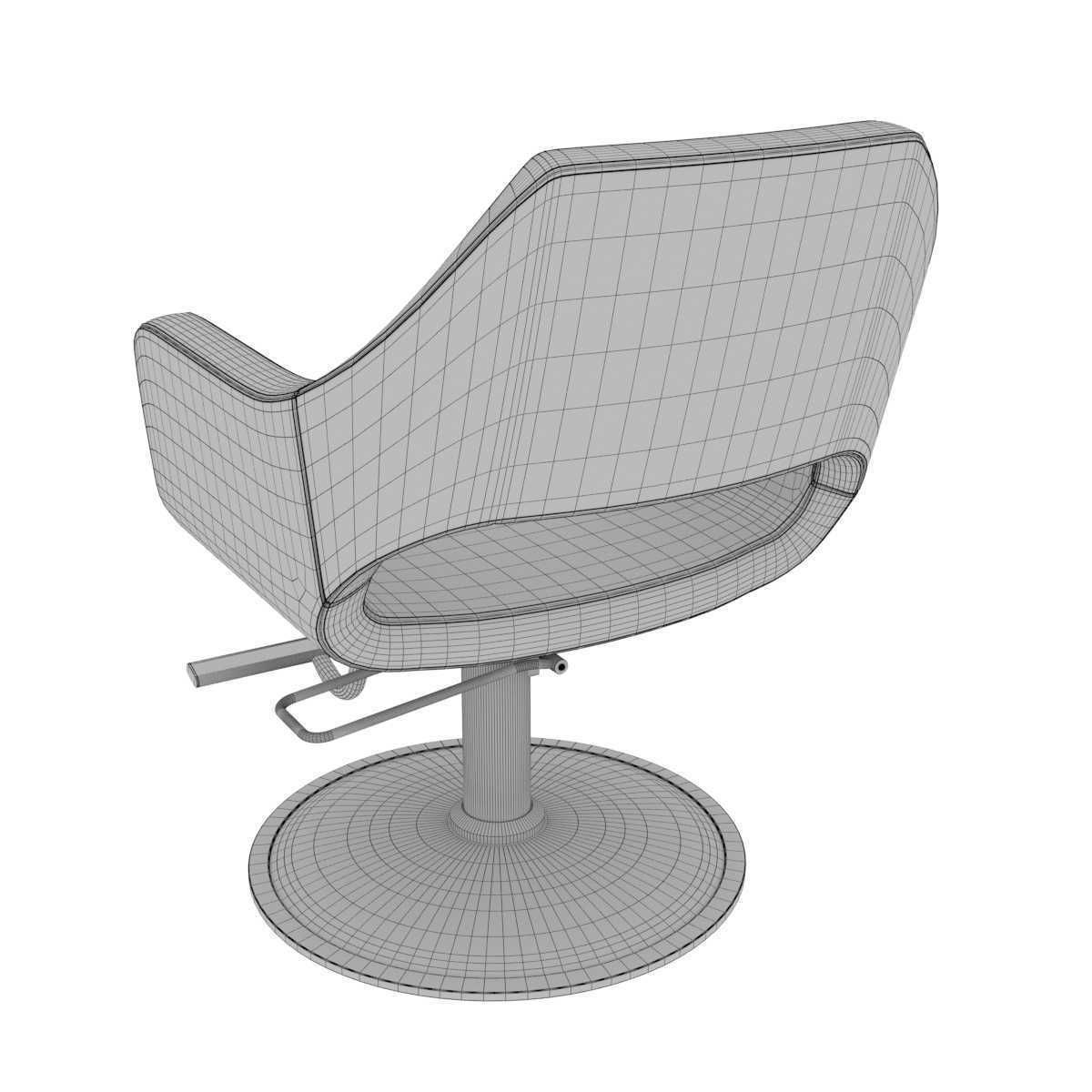 Richardson Salon Styling Chair by Salon Smart 3D model_7