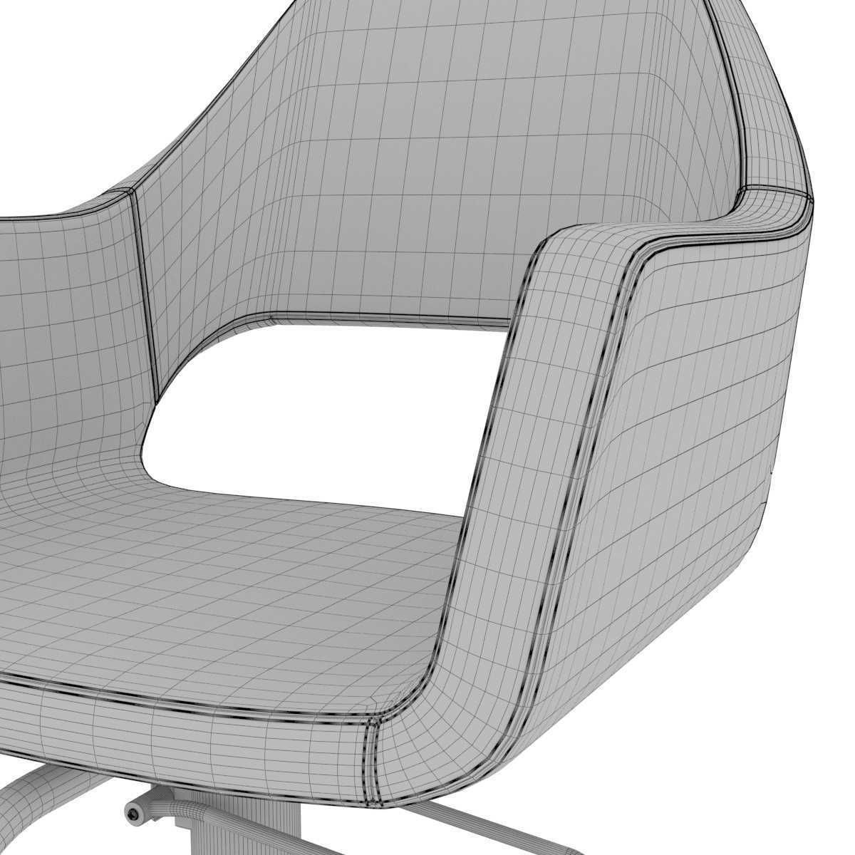 Richardson Salon Styling Chair by Salon Smart 3D model_9