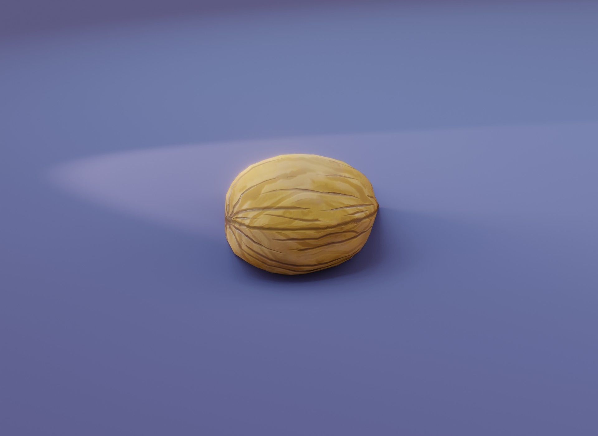 Cartoon Walnut 3D Model Low-poly 3D model_10