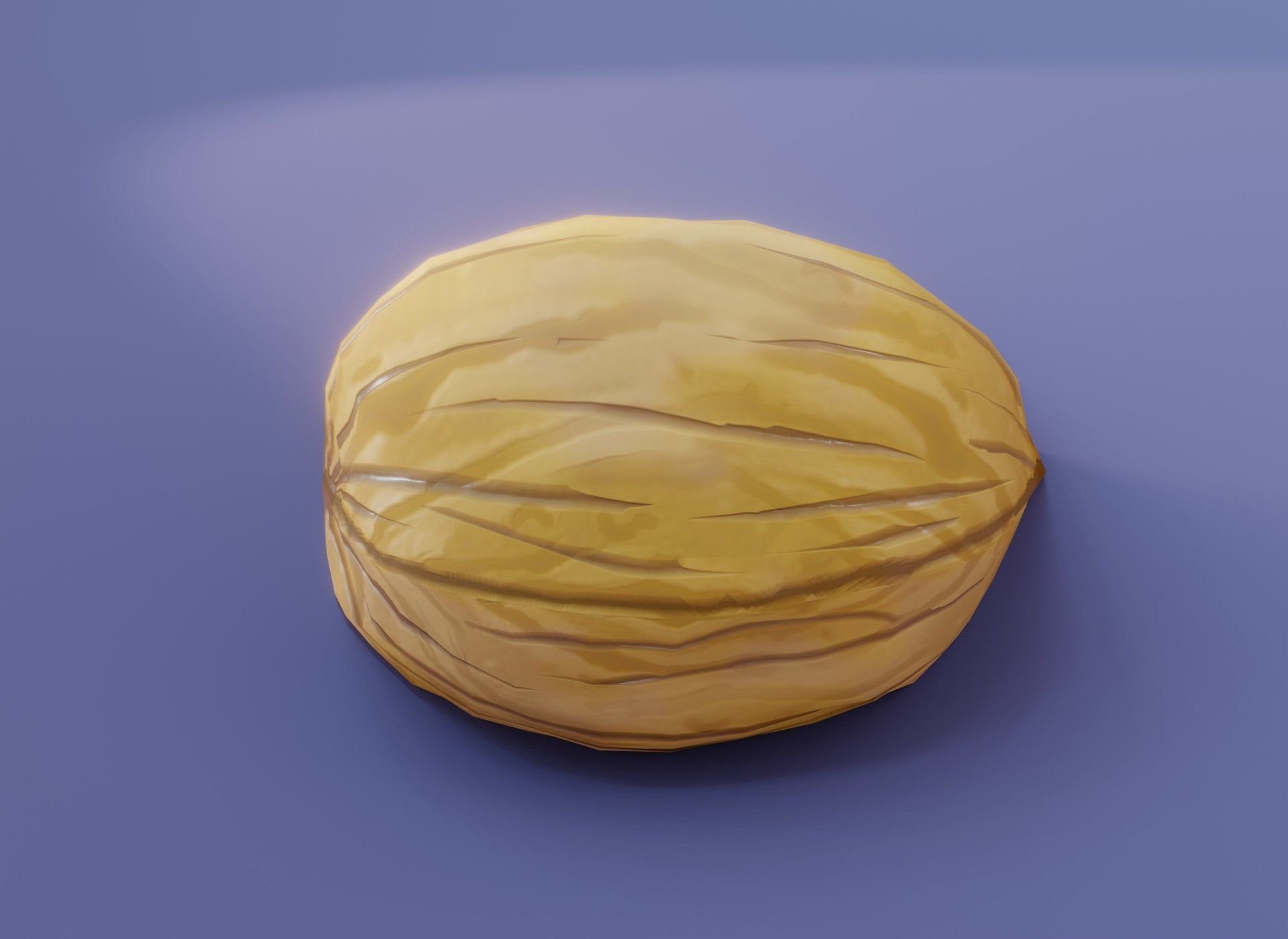 Cartoon Walnut 3D Model Low-poly 3D model_17