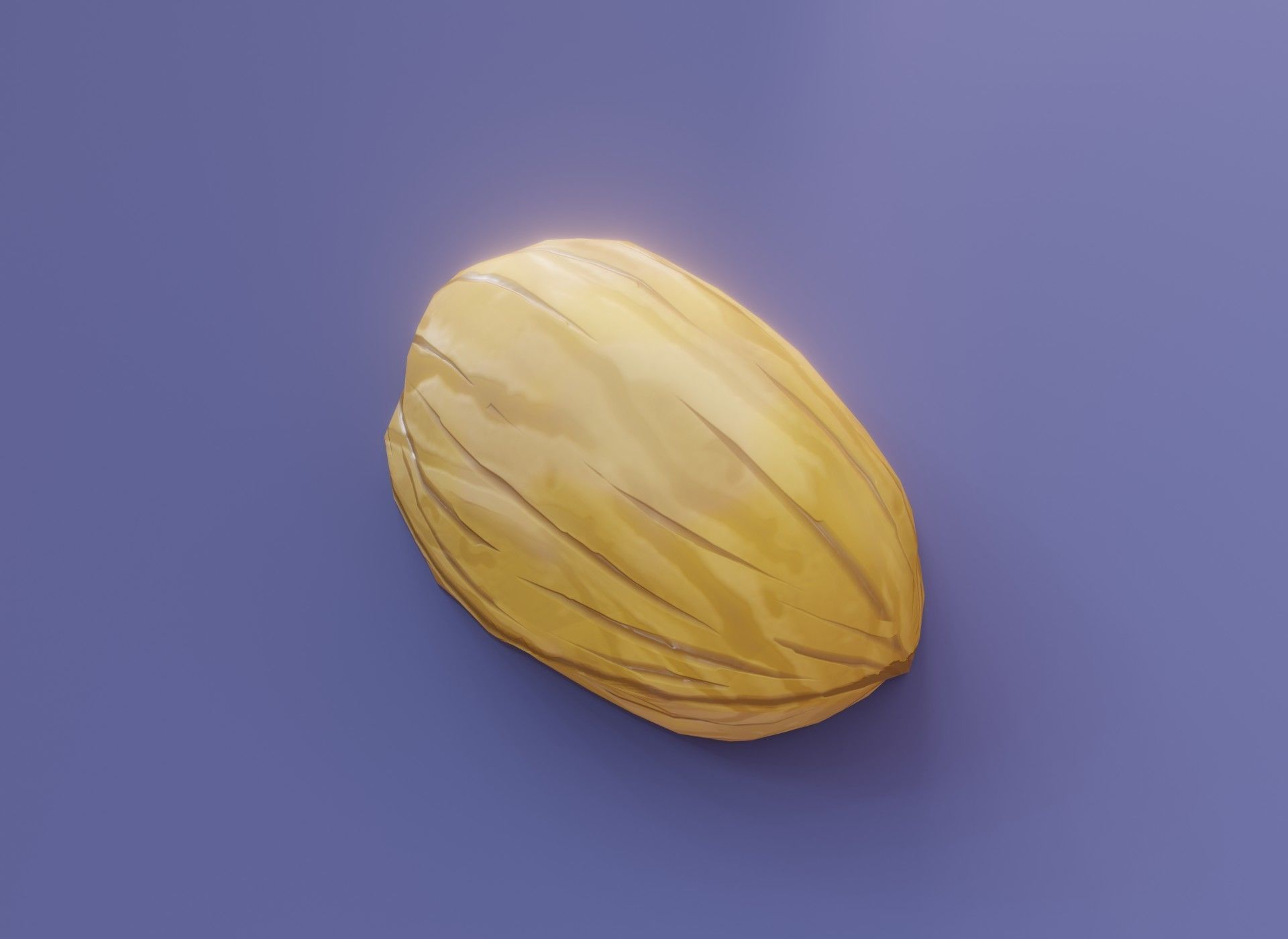 Cartoon Walnut 3D Model Low-poly 3D model_20