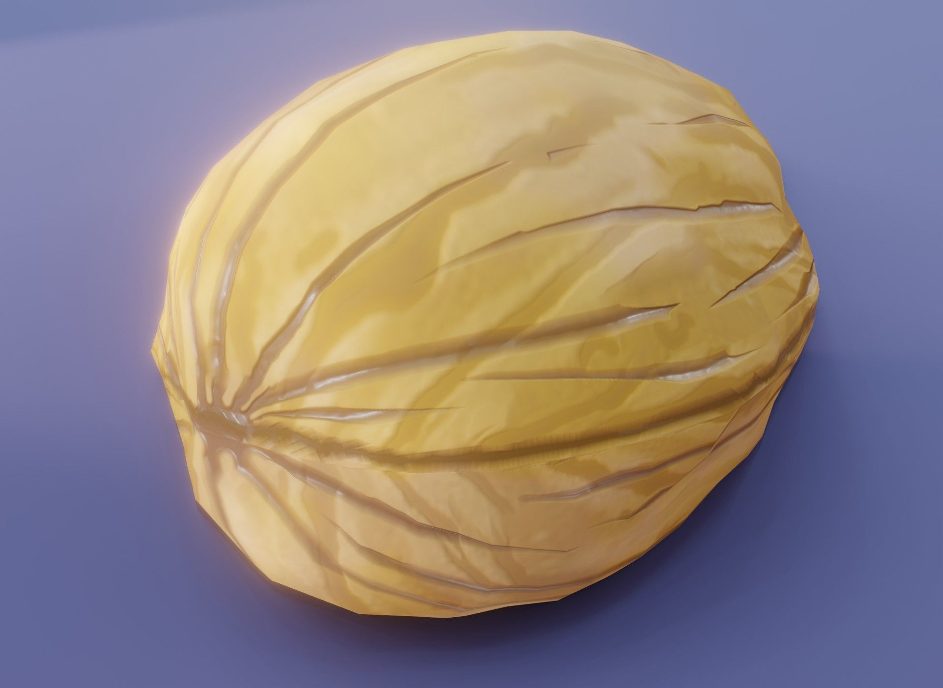 Cartoon Walnut 3D Model Low-poly 3D model_6