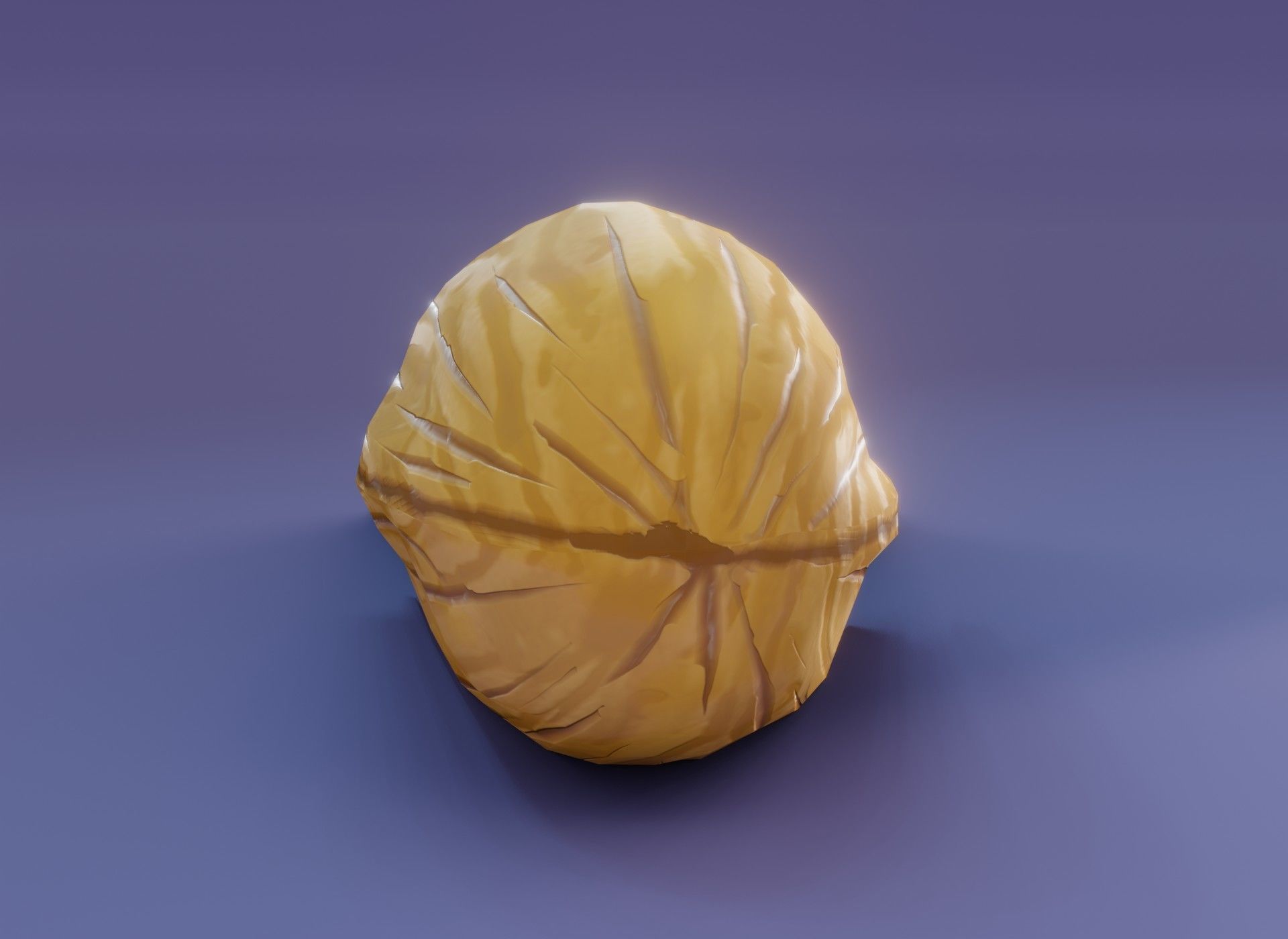 Cartoon Walnut 3D Model Low-poly 3D model_15