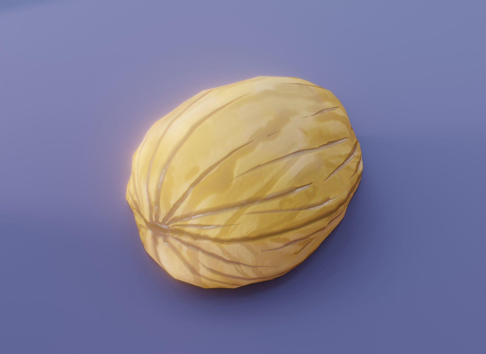 Cartoon Walnut 3D Model Low-poly 3D model_16