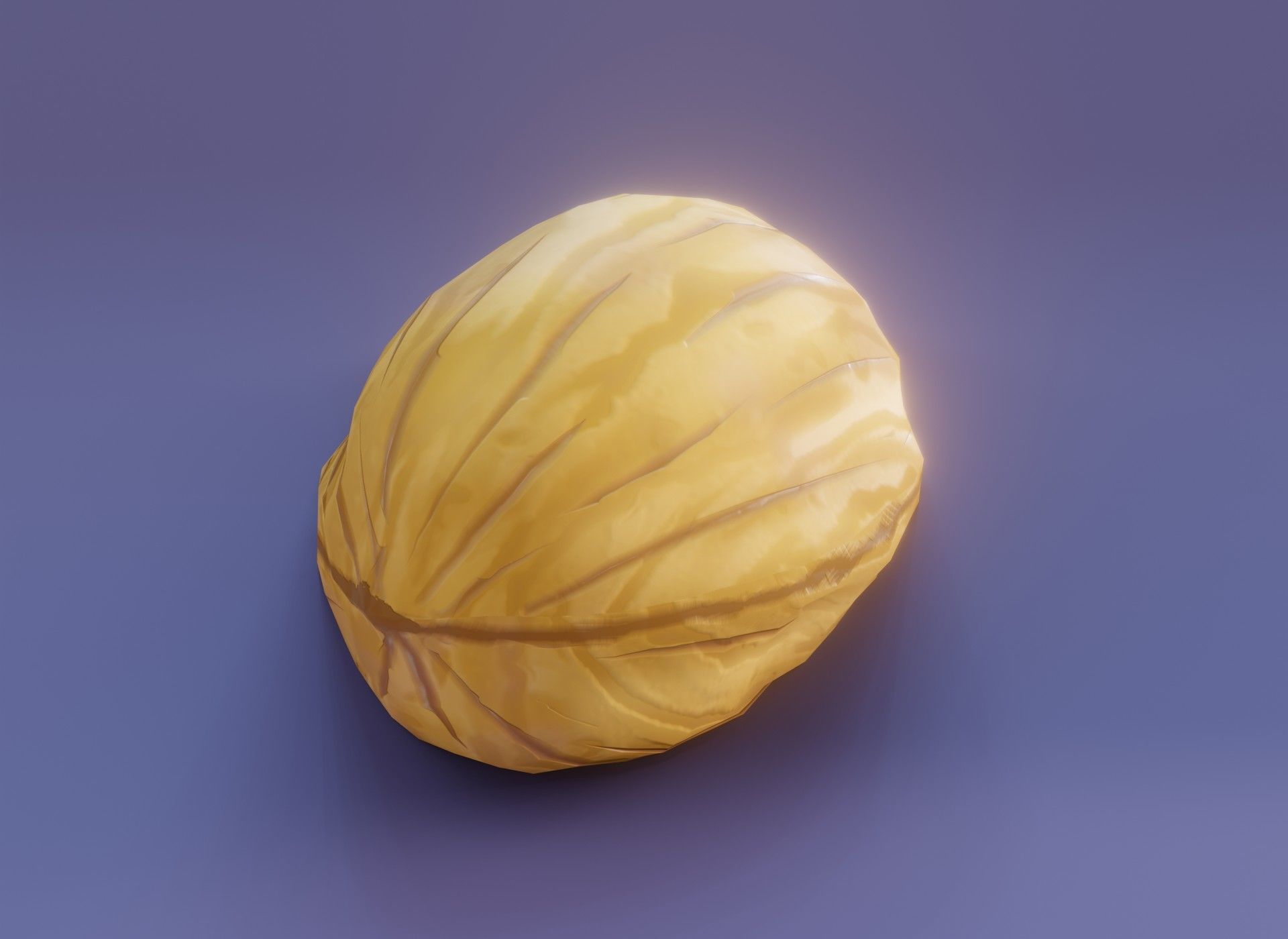 Cartoon Walnut 3D Model Low-poly 3D model_18