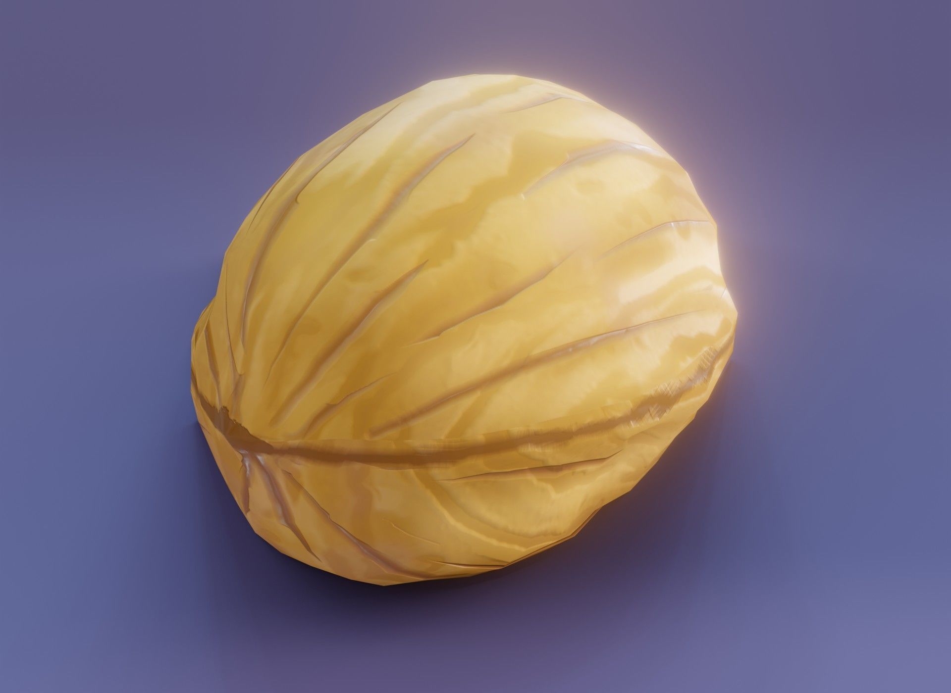 Cartoon Walnut 3D Model Low-poly 3D model_8