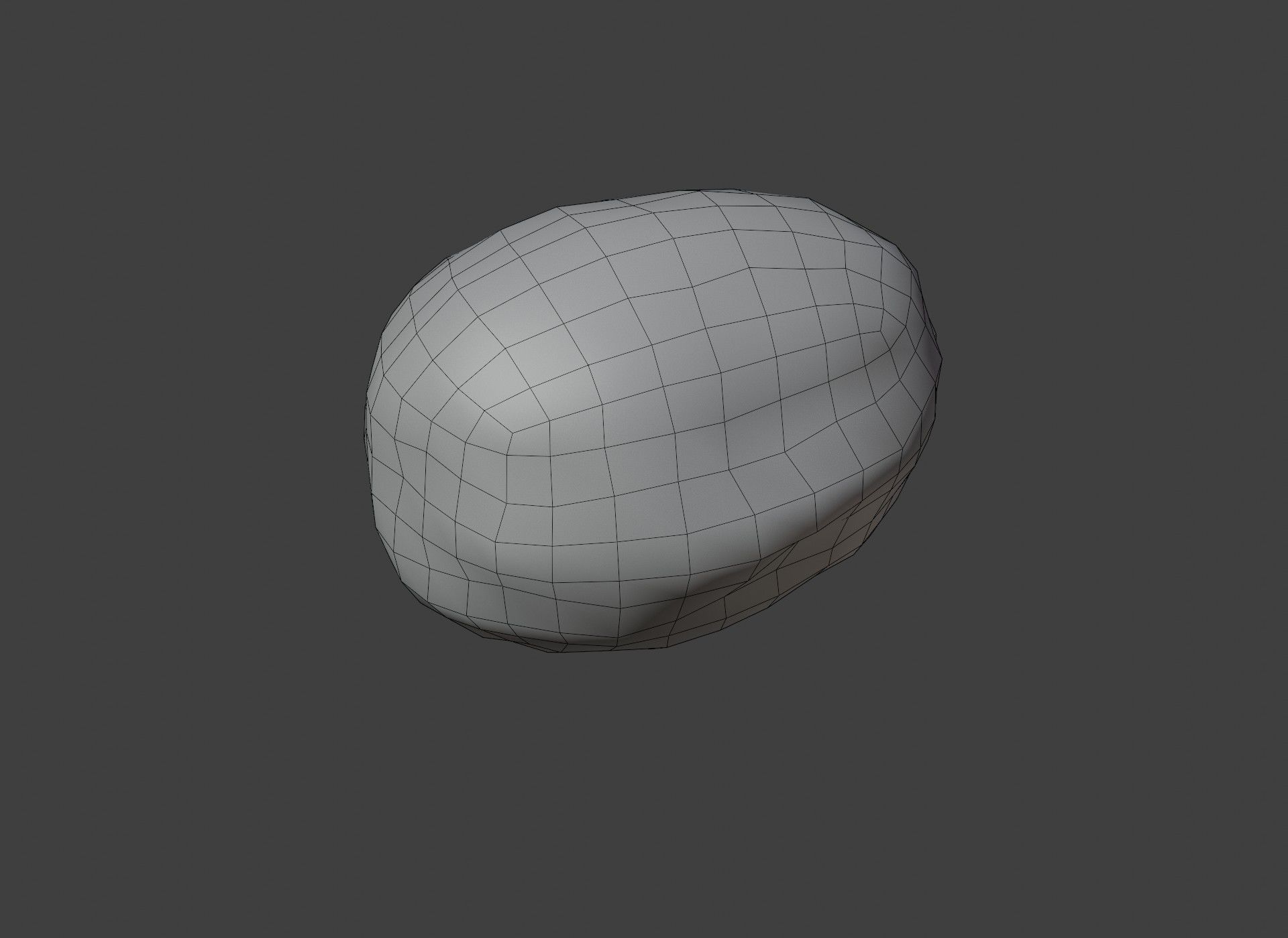 Cartoon Walnut 3D Model Low-poly 3D model_4