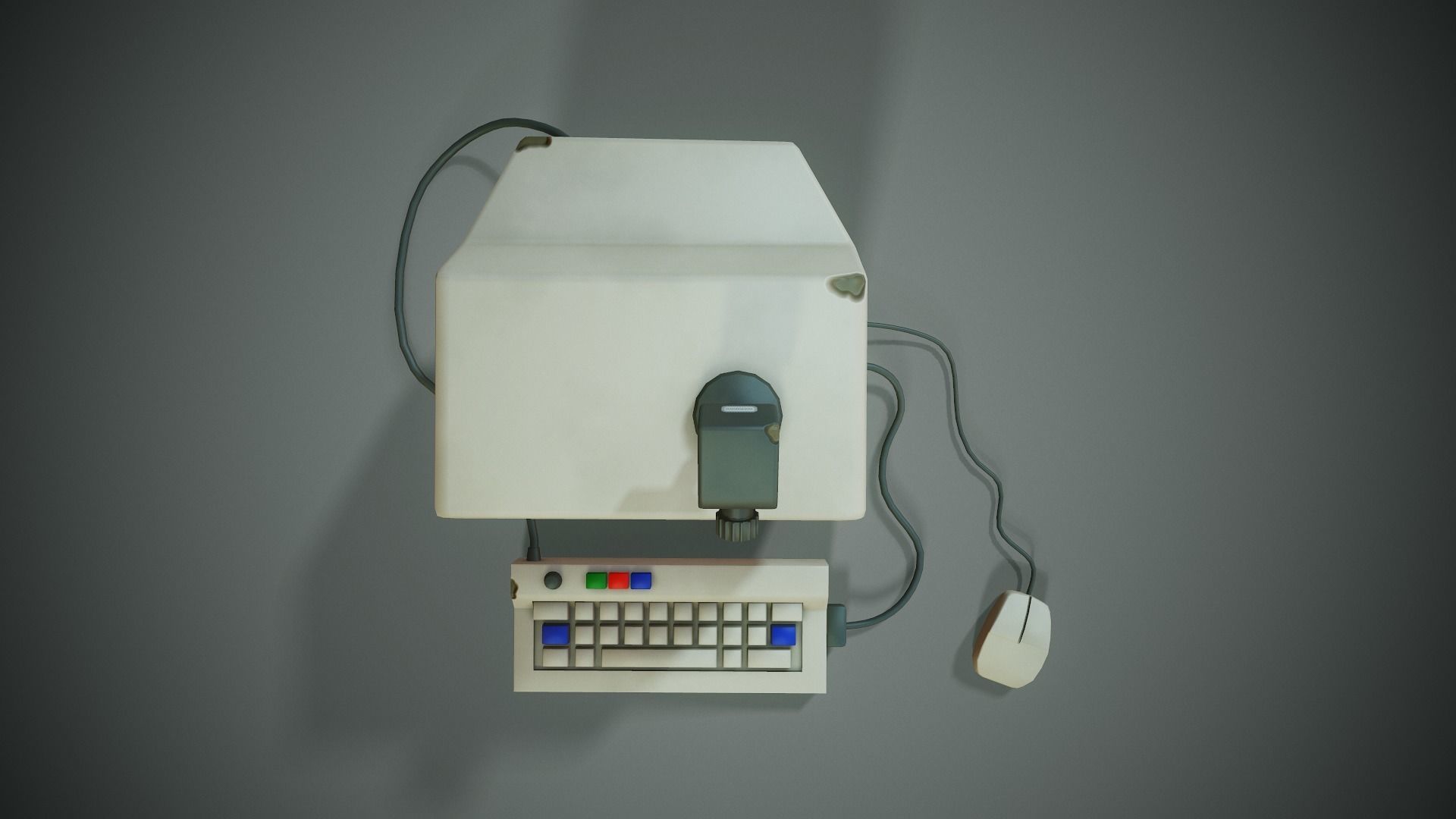 Stylized Computer - Tutorial Included Low-poly 3D model_4