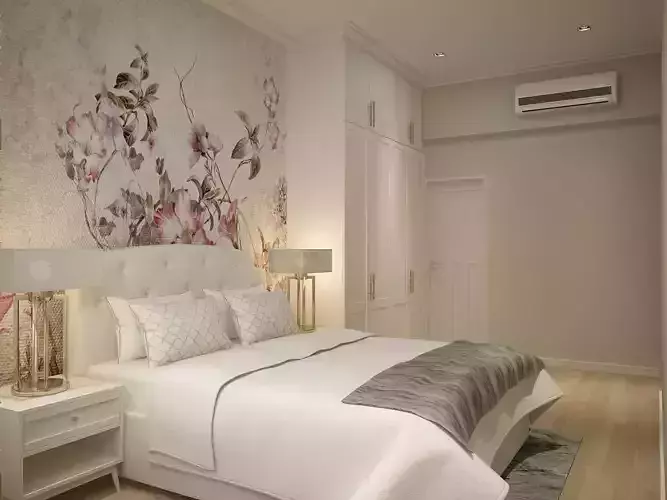 Europe Style Bedroom 3D model
