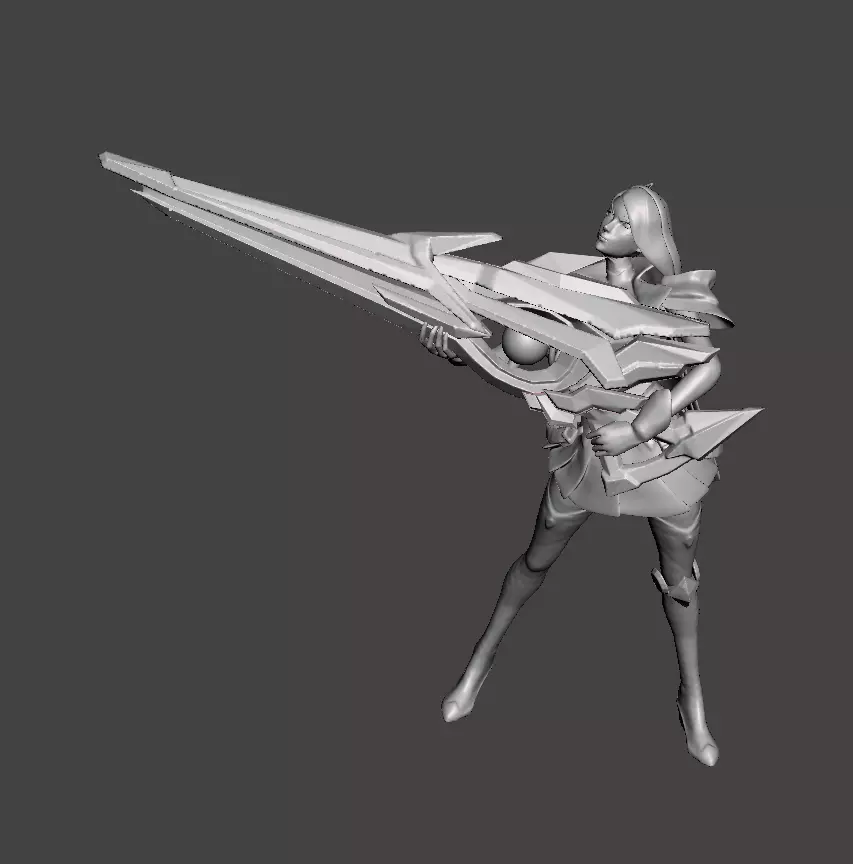 Battle Academia Caitlyn 3D Model 3D print model
