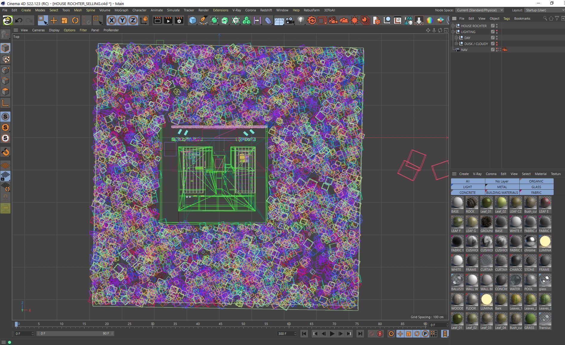Corona - C4D Scene Files - House Rochter Exterior 3D model_6