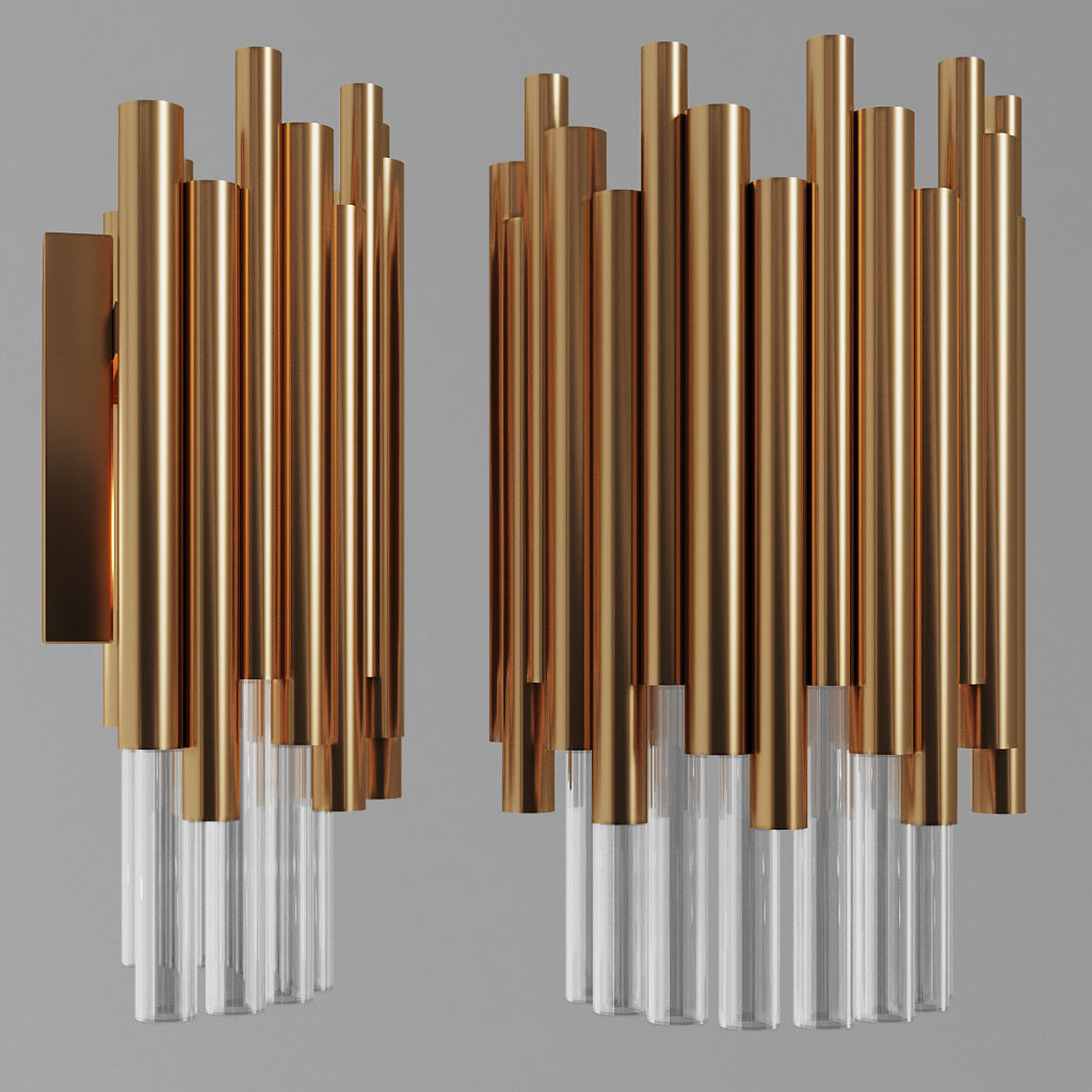 Wall lamp MAYTONI Coliseo MOD135WL-01BS 3D model_2