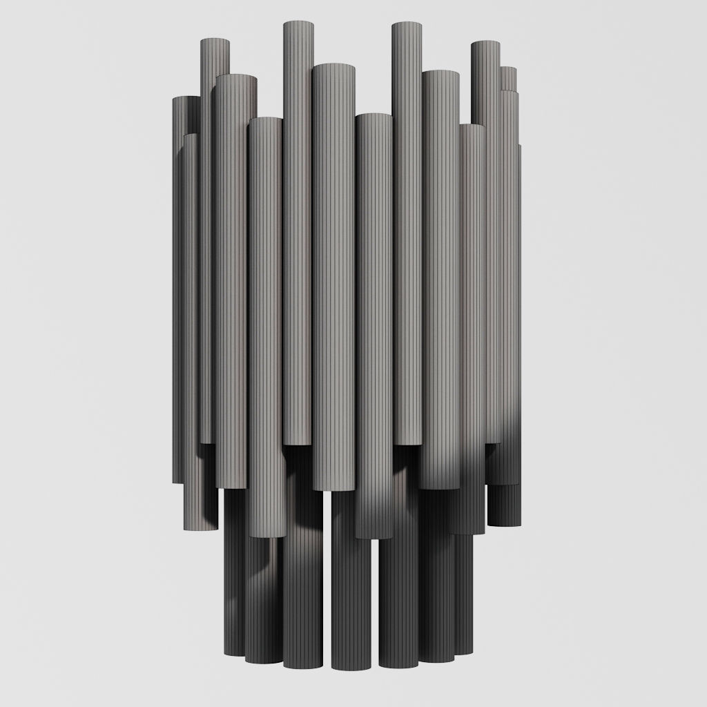 Wall lamp MAYTONI Coliseo MOD135WL-01BS 3D model_4