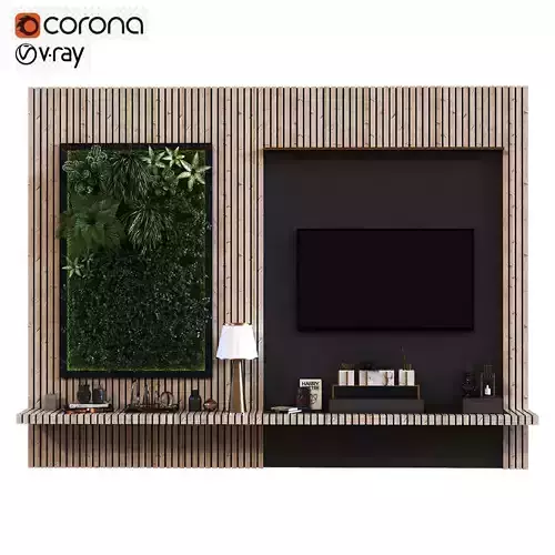 green tv wall set 013
