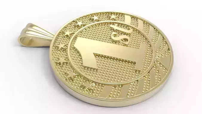 medallion 1st 3D print model