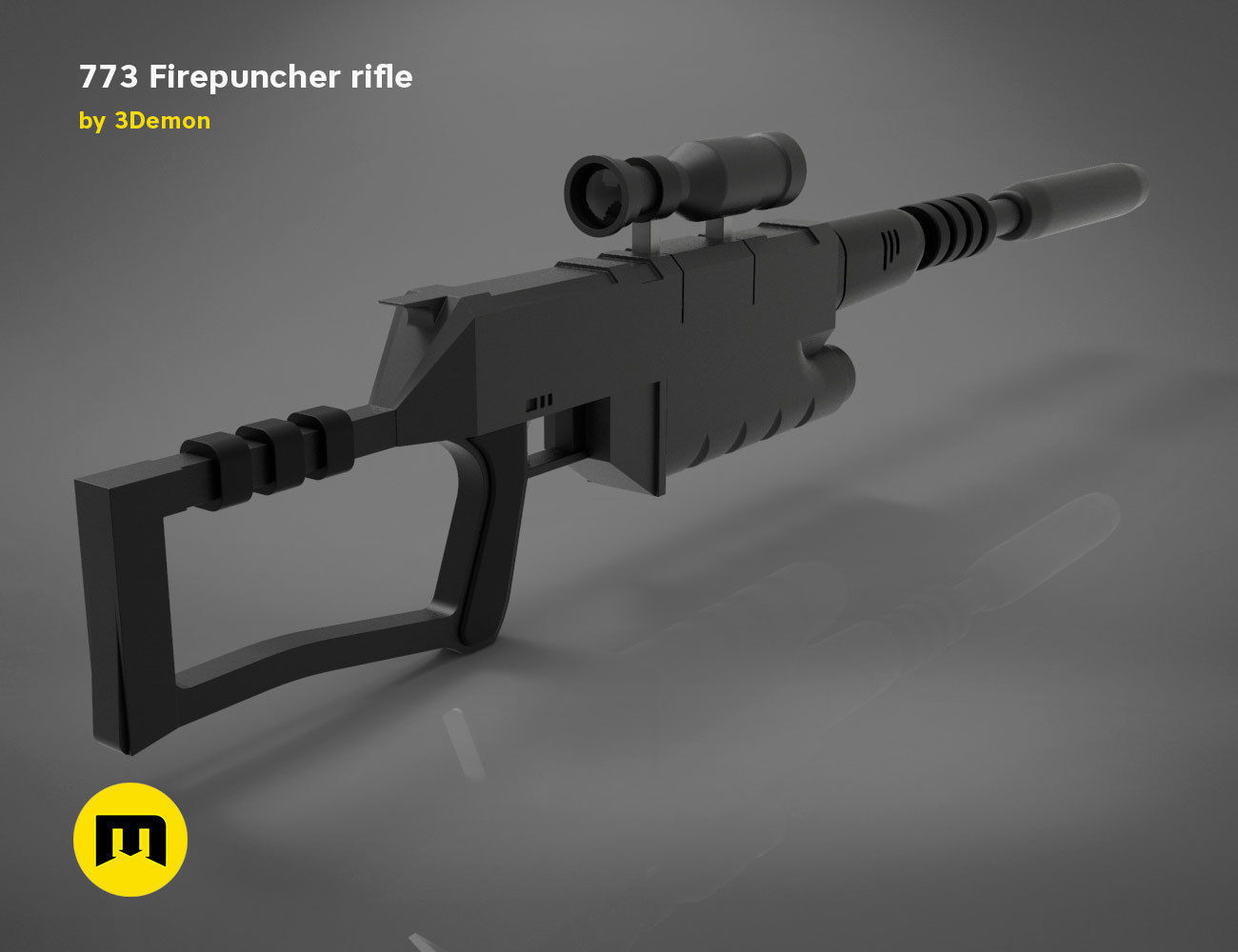 773 Firepuncher rifle 3D print model