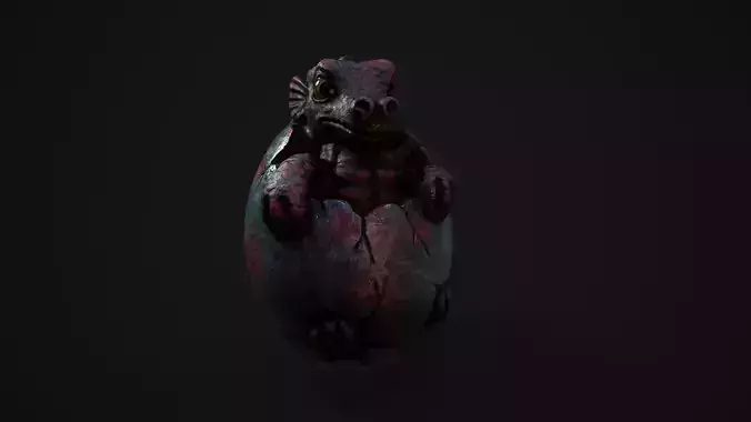 Baby Dragon Egg 3D model