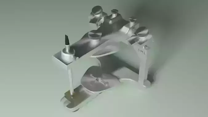 Dental articulator 3D model