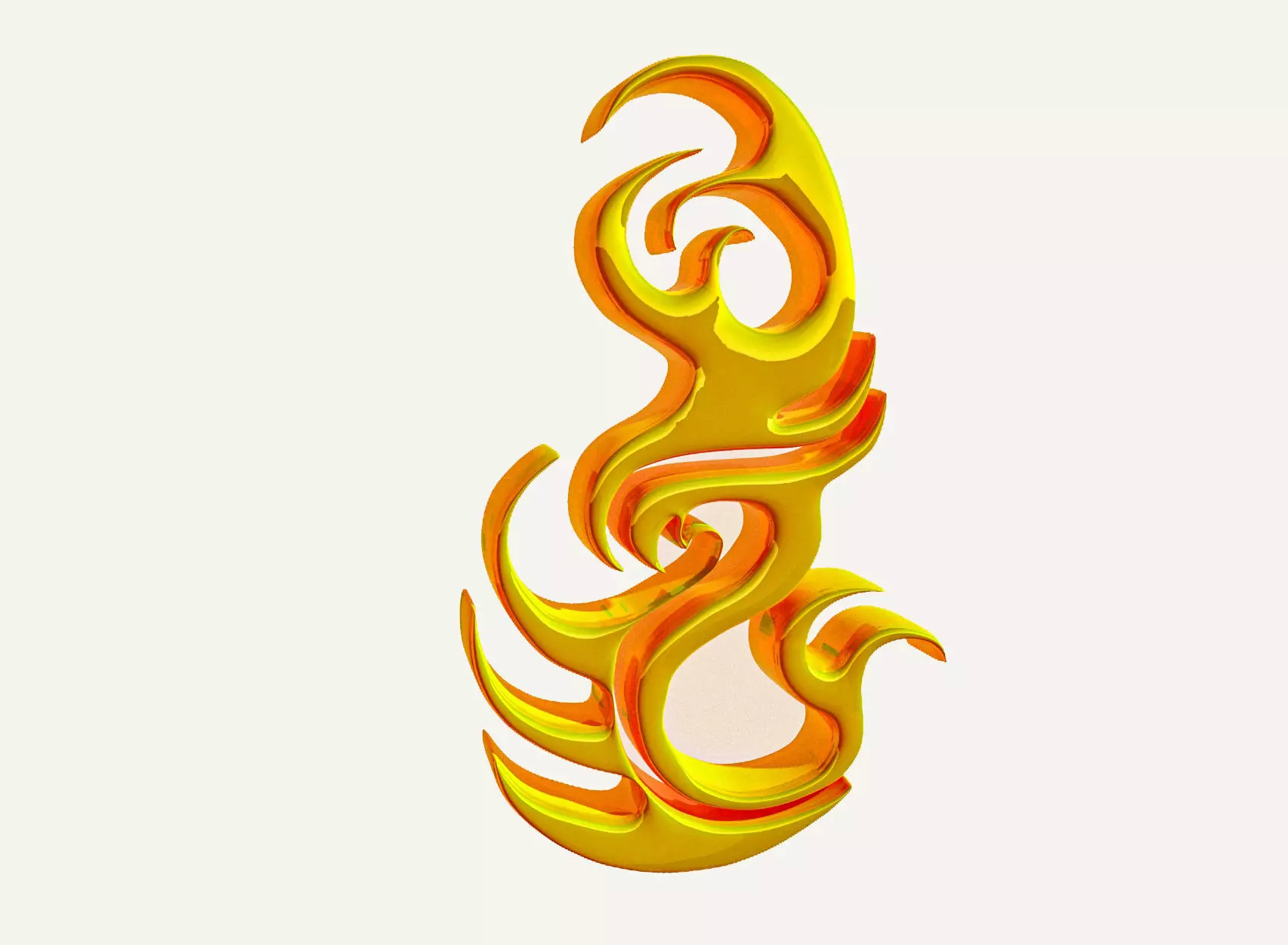 Dragon ornament Free 3D model