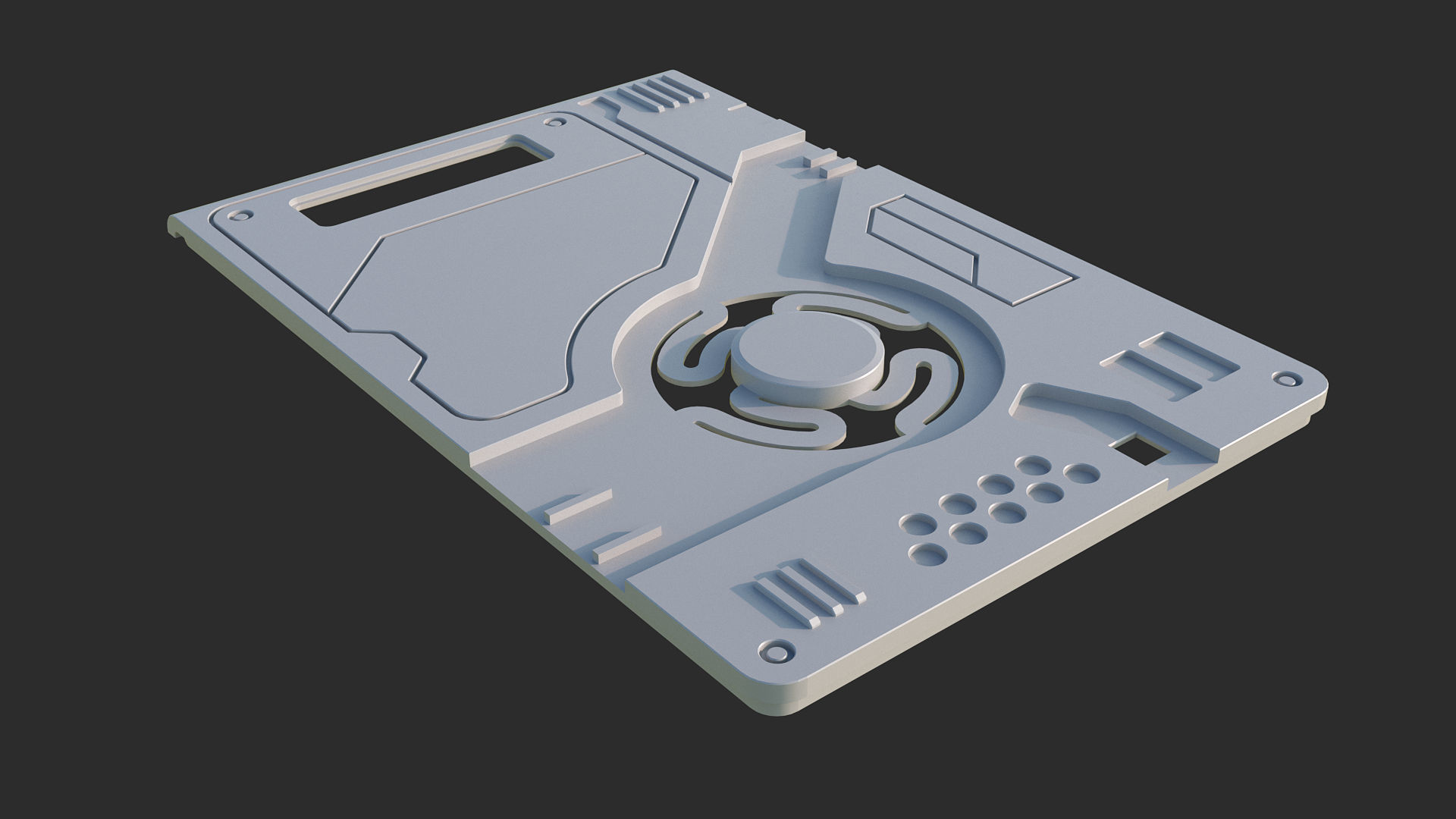 Printable Time Travel Card Case - Alice 3D print model_14