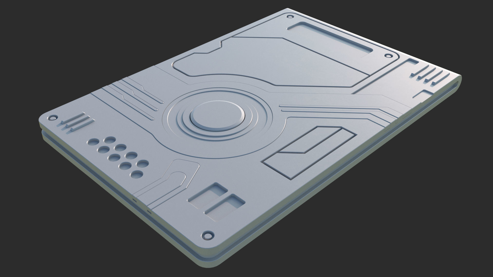 Printable Time Travel Card Case - Alice 3D print model_4