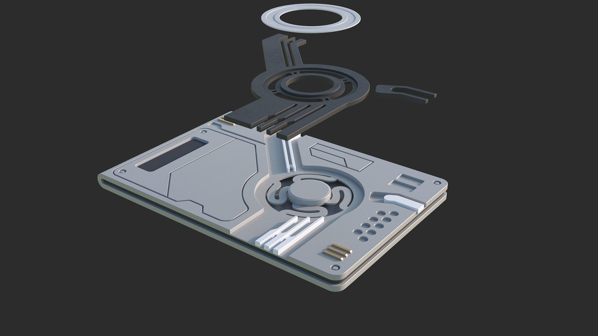 Printable Time Travel Card Case - Alice 3D print model_9