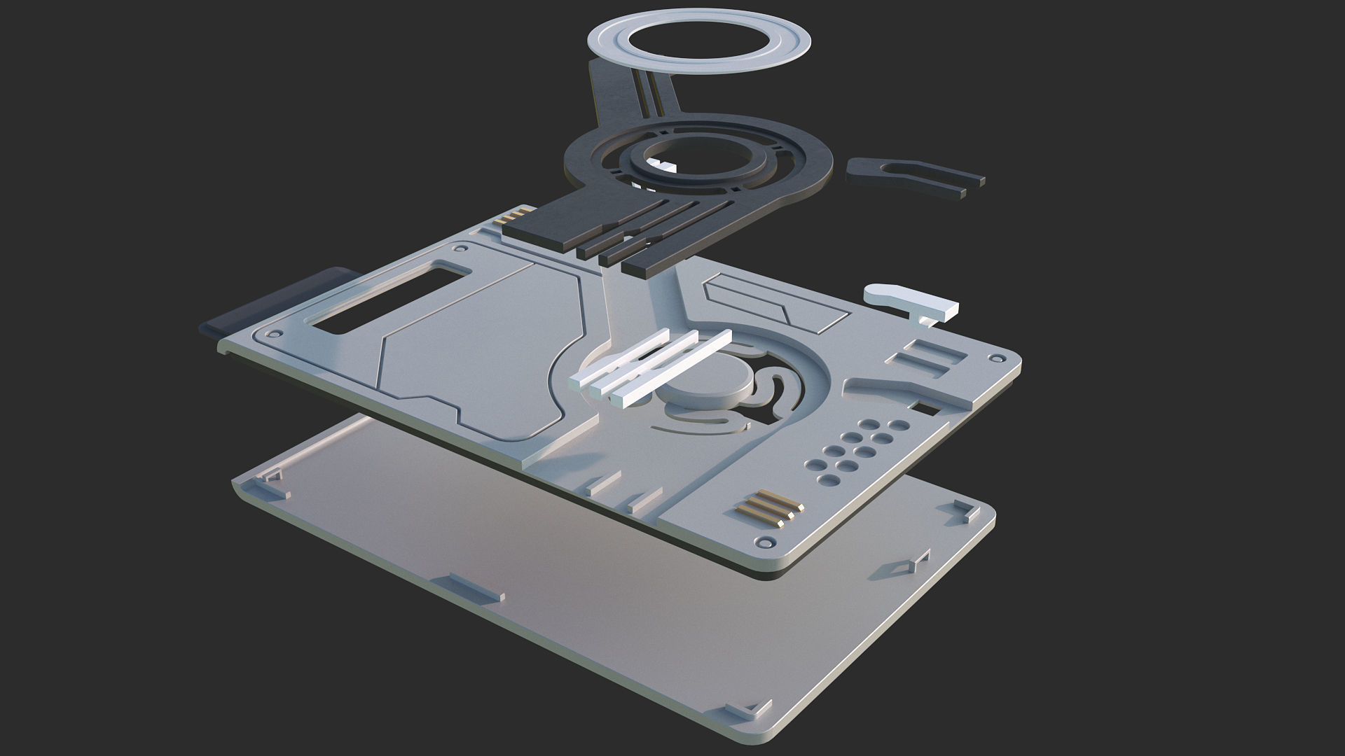 Printable Time Travel Card Case - Alice 3D print model_11