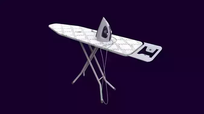 Ironing Board  Low-poly 3D model