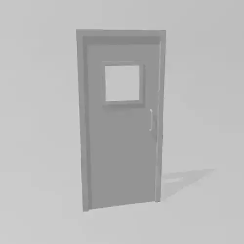 INTERIOR DOORS 7MM SCALE O GAUGE MODEL RAILWAY BUILDING 3D print model