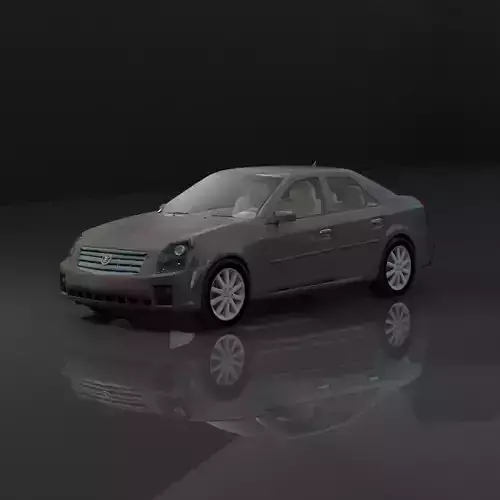 CADILLAC CTS 3D CAR MODEL 2007 Low-poly 3D model