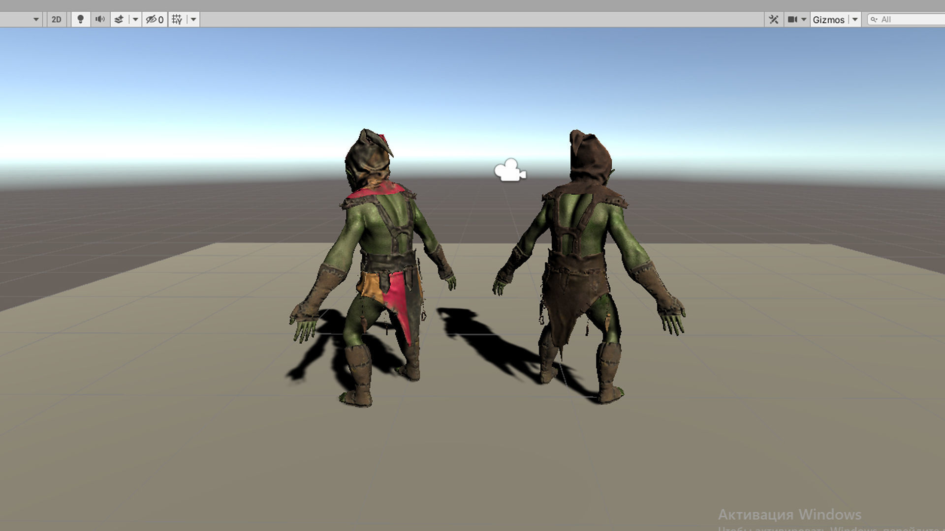 Thin Orc Low-poly 3D model_16