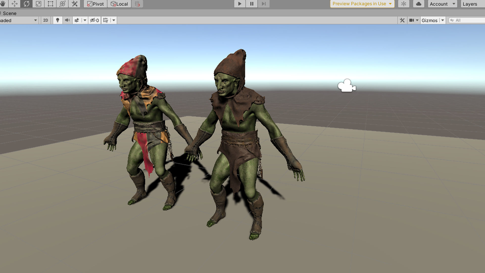 Thin Orc Low-poly 3D model_14