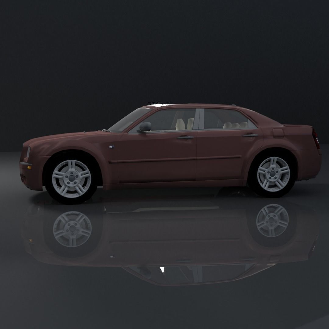 CHRYSLER 3D CAR MODEL Low-poly 3D model_3