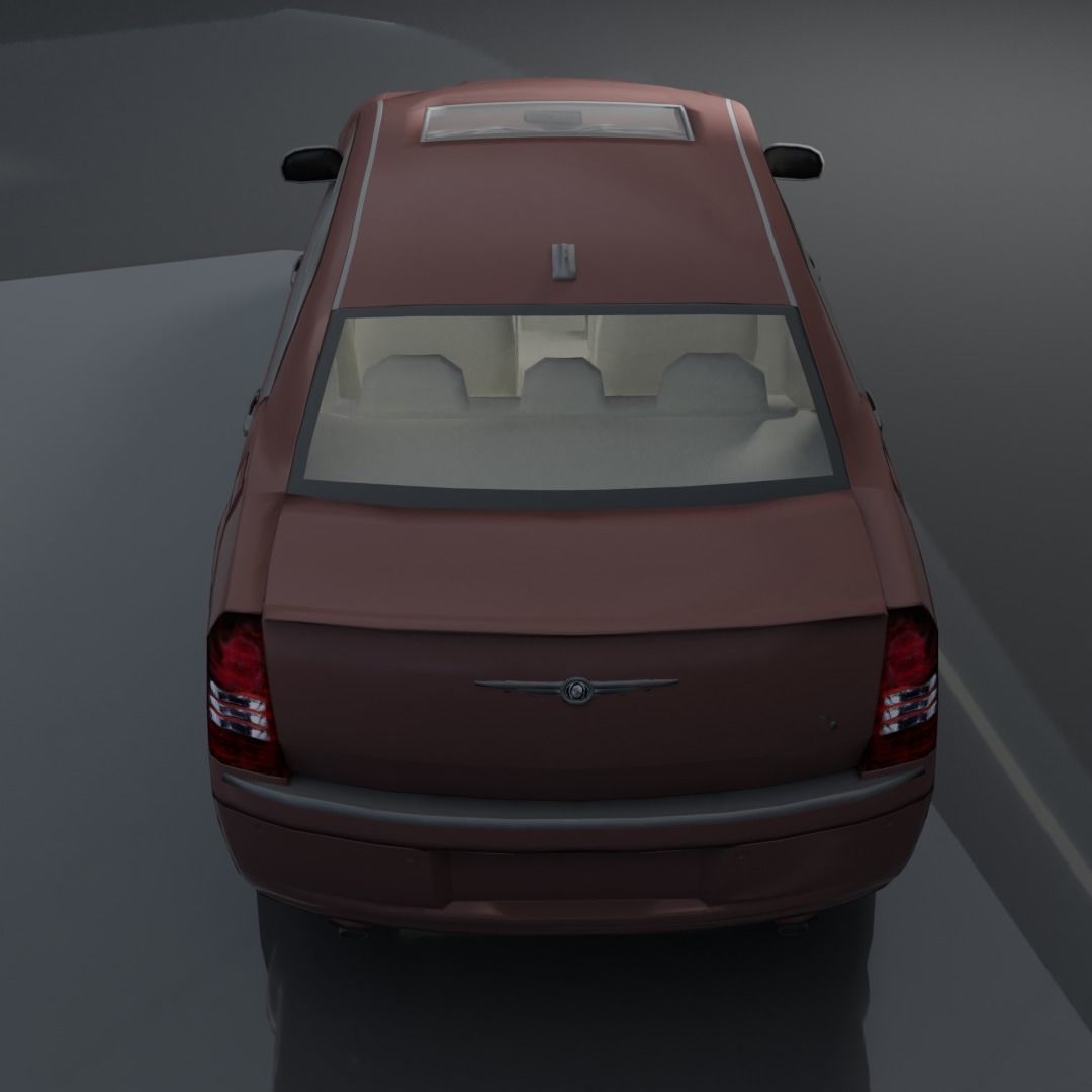 CHRYSLER 3D CAR MODEL Low-poly 3D model_6