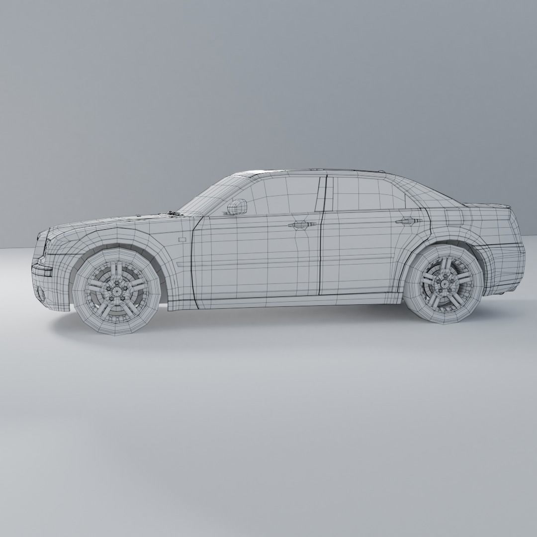 CHRYSLER 3D CAR MODEL Low-poly 3D model_5