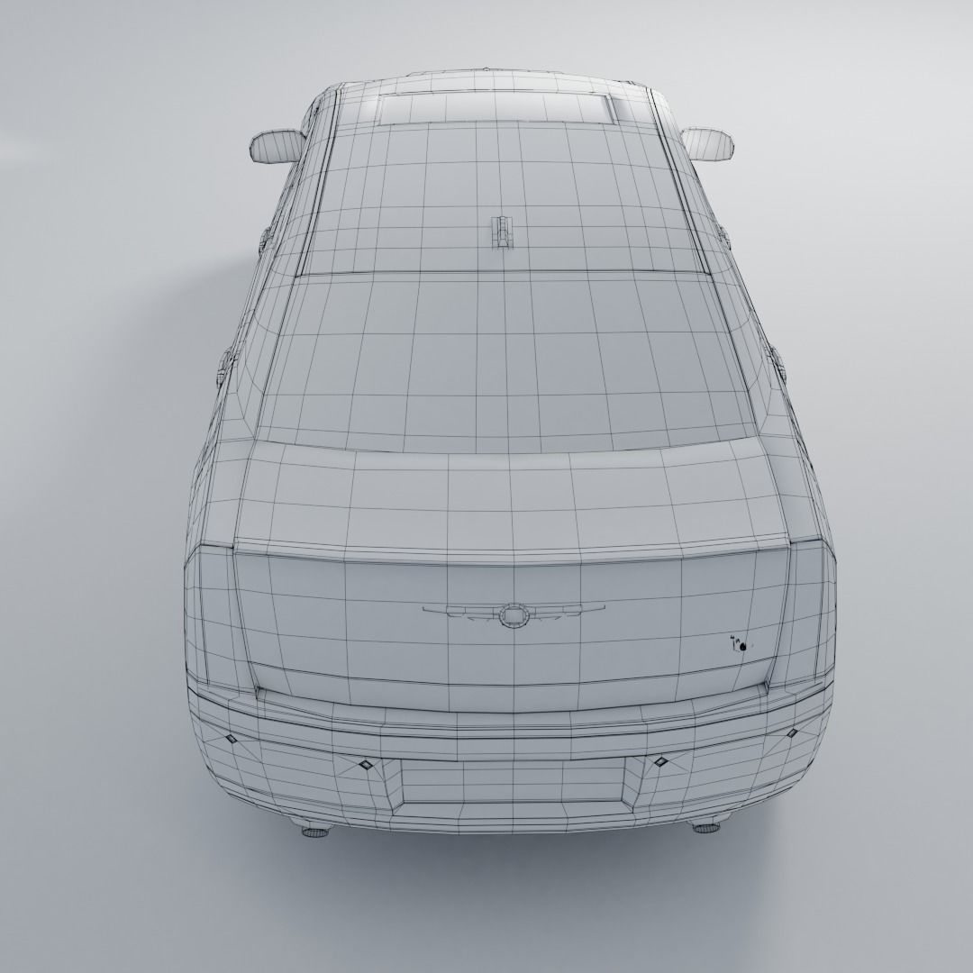 CHRYSLER 3D CAR MODEL Low-poly 3D model_8