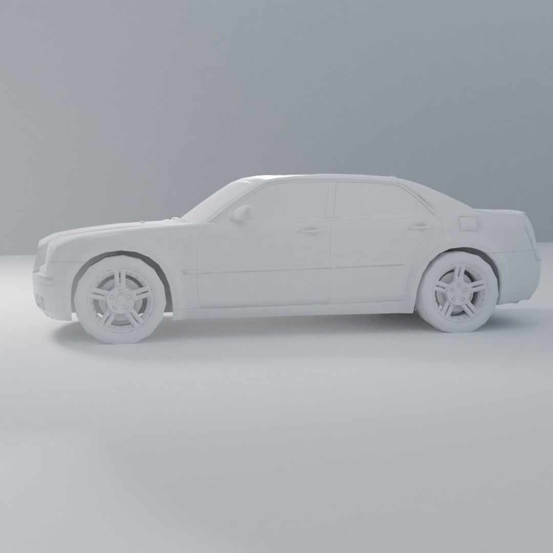 CHRYSLER 3D CAR MODEL Low-poly 3D model_4