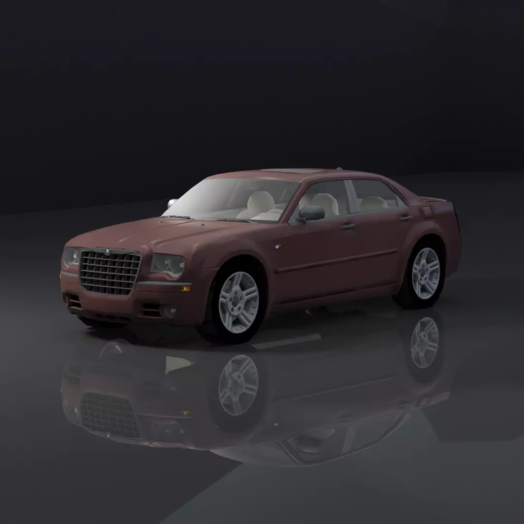 CHRYSLER 3D CAR MODEL Low-poly 3D model_0