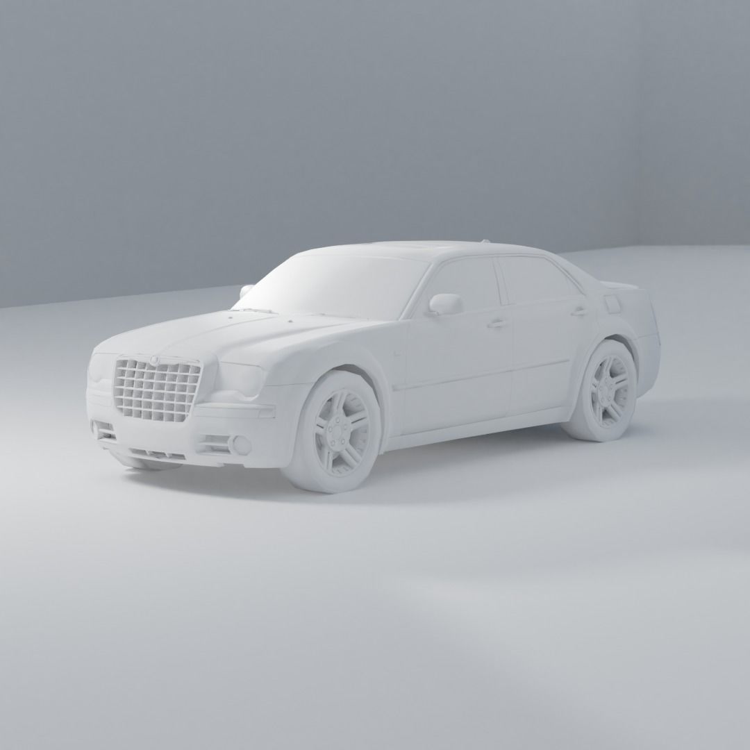 CHRYSLER 3D CAR MODEL Low-poly 3D model_1