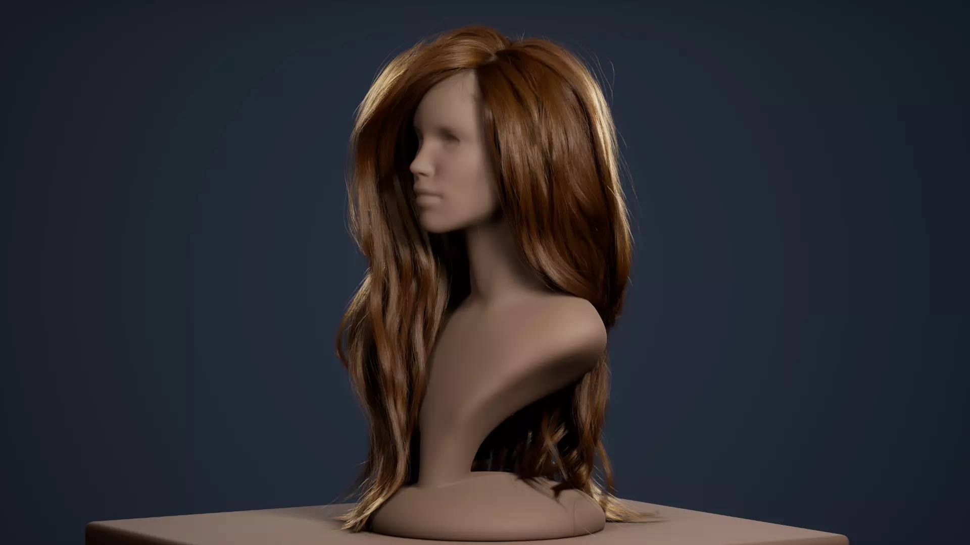 Alembic Hair Groom Plugin for Unreal Engine 4-5 3D model